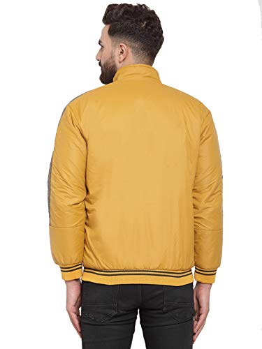 Image of Ben Martin Men's Regular Jacket (Bm-Jkt-Fs-19972--42A Mustard Yellow Xl, Nylon)
