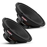 5 CORE 8 Inch Subwoofer 500 Watt Car Sub Woofer Speaker 4 Ohm w Deep Bass Replacement Component Subwoofers for Auto Truck Vehicle (2Pcs)