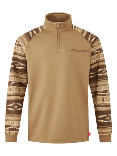 Image of VANDISI FR Hoodies for Men 12oz 1/4 Zip Pullover Flame Resistant Sweatshirt