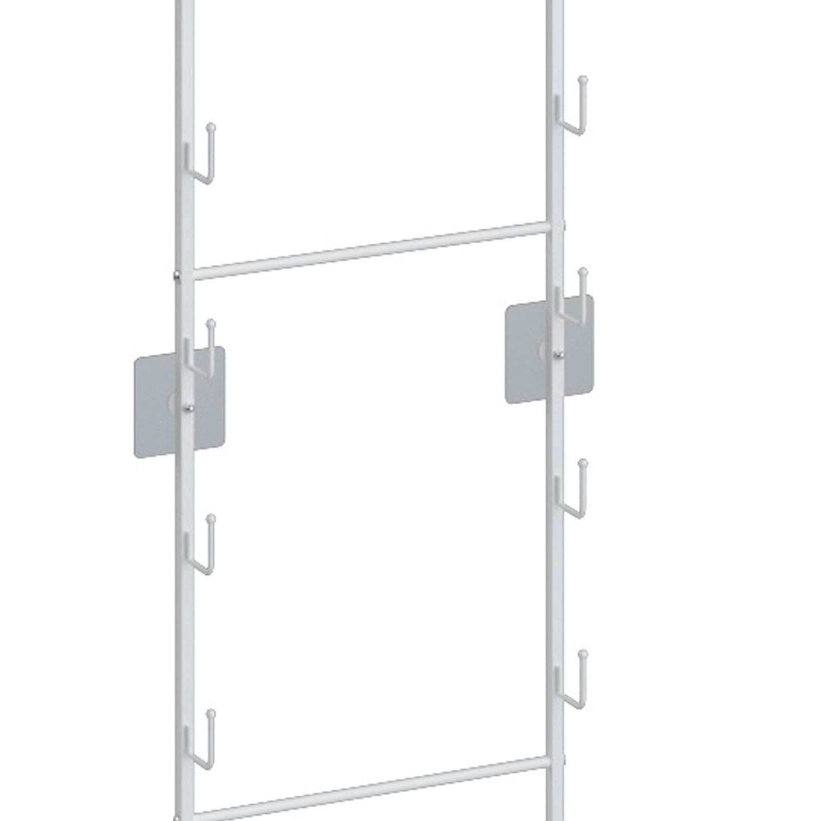 Soporte de metal para colgar en la pared que ahorra espacio, diseñado para dormitorio, armario, entrada, arreglo de entrada