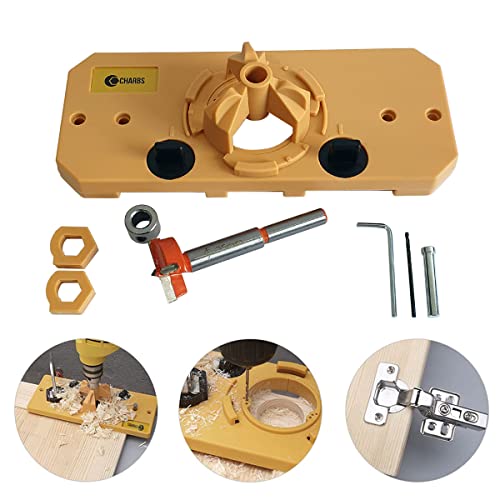 Gabarito de Furação para Dobradiça Khi Hinge com Broca 35mm