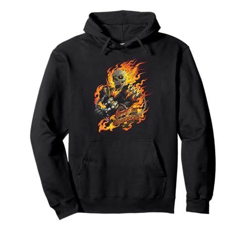 Hoodie Ghost Rider Marvel idéal pour vos sorties décontractées et soirées ciné