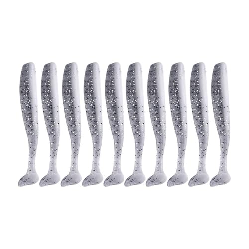 Leurres souples shad silicone Mingshan pour éviter les décrochages de poissons