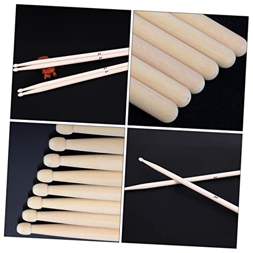 Baquetas ERINGOGO de madera de arce, tamaño 5A, para principiantes, para baterías acústicas y electrónicas, 2 pares miniatura 3