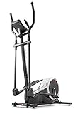 elliptical ergometer x7 SICHER & VERSTAUBAR - Für ein sicheres Training hat das Sportgerät für zuhause rutschfeste Fußschalen. Es ist gut verstaubar durch die Transportrollen