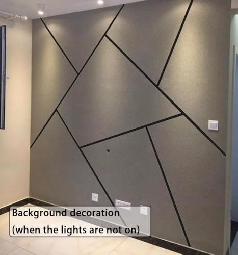 DGLILUAN 16.4ft Recessed Flexible LED Diffuser Channel, Silicone Black Bendable LED Diffuser Strip Light Tube Cover for 10-12mm Led Strip Lights for Living Room, Wall and Other Decoration (20 x 10mm) by DGLILUAN - Image 3