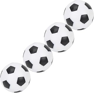 Balle Babyfoot Balle De Babyfoot Abs Black White Table Socr Footballs Replament Mini Plastic Black and White Socr Ball(6Pcs)