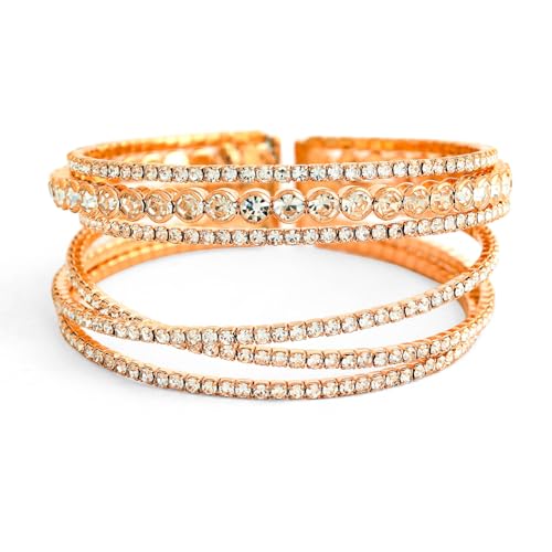 Image of Rubans Multi Layered Bracelet Trendy Jewellery Gift for Women & Girls