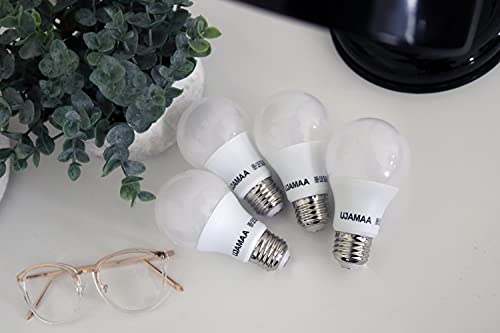 Ujamaa Lighting A19 Led, 60W Equivalent, 9W Efficient, 14 Year, 800 Lumens, Non-Dimmable, 3000K, Warm Light Bulb - 4 Pack #TOP5