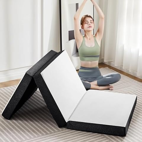 OLIXIS Tri-fold Memory Foam Mattress Cover