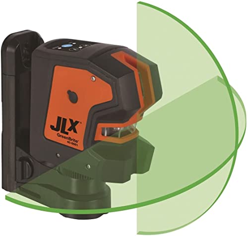 Johnson Level & Tool 40-6681 Jlx Self-Leveling 180° Cross-Line Laser With Greenbrite Technology, Green, 1 Laser #TOP27