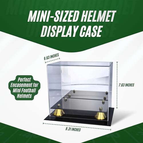 Collectible Supplies CS-AD02 Collection Supplies Deluxe Acrylic Mini Helmet Display Holder | Mini Football Helmet Display Case thumb #3