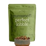 Yumwoof Perfect Kibble Non-GMO Air Dried Dog Food | Improves Allergies & Digestion with Organic Coconut Oil, MCTs & Antioxidants | Vet-Approved Soft Dry Diet | Made in USA (Chicken 14 oz.)