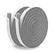 TINAYAUE Joint pour Porte Fenêtre Anticollision Joint Adhésif en Bande Isolation en Mousse Caoutchouc Joint d'Étanchéité Mousse Adhésive Anti-Froid Antichoc Coupe Vent Joint Protection Meuble 2mx3cm
