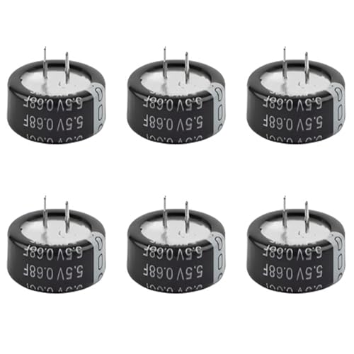 6 condensateurs Superarad 5,5 V 0,68 F type C véhicule et audio de voiture