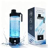 Hydrogen Water Bottle,2026 Upgrade Hydrogen Water Machine-SPE PEM Technology,3-Minute H₂ Production,Remove Ozone/Nitrogen,Portable Portable Water Ionizer for Travel,Home,Office Unisex Black