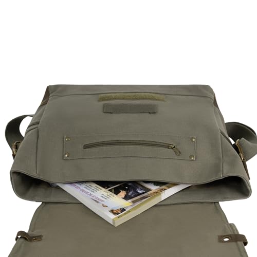 Rothco Vintage Canvas B-15 Pilot Messenger Bag3