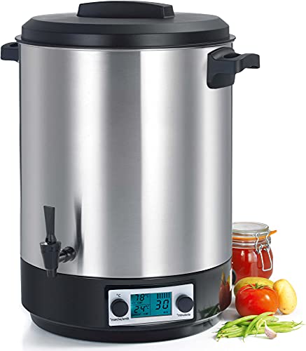 Miniatura 2 de Kitchen Chef Esterilizador De Tarros Electrico Deposito Inox Con Pantalla Lcd Grifo Y Temporizador 45l 2500w Kcpst45xxl.Lcd