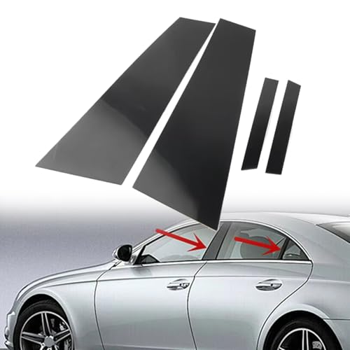 Cubierta de pilares para Mercedes CLS C219 | Kit exterior de alta precisión de 4 piezas 5