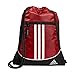 adidas Alliance II Sackpack-Power Red/Black/White, One Size