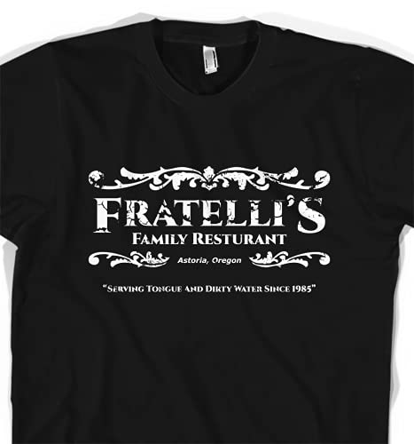 Fratellis Restaurant Shirt - goonies t shirts for men, old school 1980s movies, 80s, retro, vintage, classic