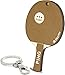 LIKY® Tennis de table Ping Pong- Porte-clés original en bois gravé cadeau pour la fête des pères mère femme homme anniversaire passe-temps pendentif sac à dos