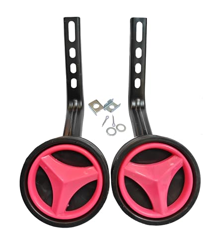 Image of Kids Cycle Side Support Training Wheels for 14 to 20 Inch Bicycles, with Mounting Hardware