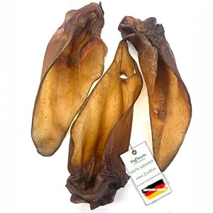 Wuffsnacks Rinderohren für Hunde, 50 Stück