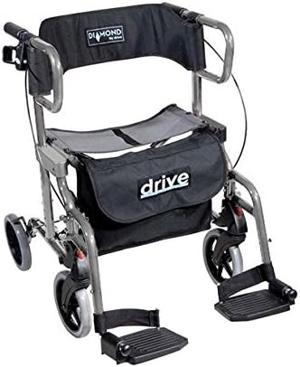2 in 1 Rollator walking frame / folding transfer wheelchair by Fenetic Wellbeing