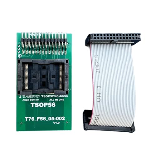 TSOP32 / 40 / 48 / 56 �A�_�v�^�[ (T76_F56_05-002 V1.0) T76 �v���O���}�[�p�`�b�v�v���O���~���O�ȒP�ȓ����d�q�G���W�j�A�����O�c�[��