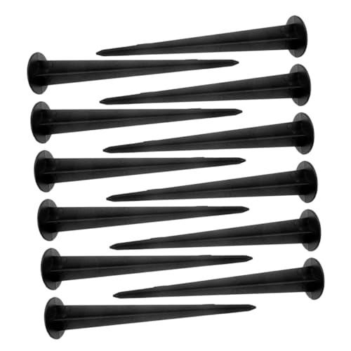 SOIMISS 12 Piezas Estacas de Jardín Solares de Aluminio para Luces Navideñas Resistentes al Agua y Viento para Exteriores Fáciles de Instalar Césped y Caminos