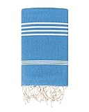 Fouta plana turca 100% algodon: tejido a mano de algodon 100% premium, nuestra toalla hammam es de alta calidad y tenida sin sustancias nocivas. Una pieza hecha a mano que fusiona modernidad y tradicion, practicidad y comodidad, nuestra toalla de bano tradicional hamam se adaptara a todas sus necesidades.