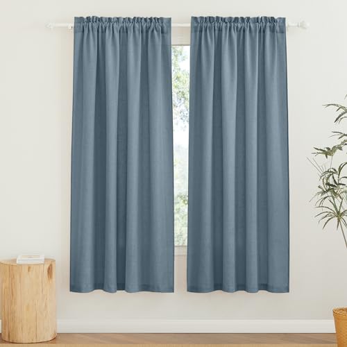 RYB HOME Sheer Curtains 72 inches Long for Bedroom
