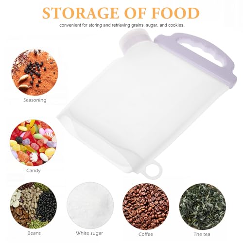 Bolsa de silicona reutilizable para microondas SHOWERORO de 750ml para comidas saludables 4