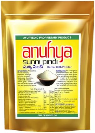 Herbal Bath Natural Sunnipindi Powder, Nalangu Maavu Bath for Men & Women with 13 Natural Ingredient for Skin, Ubtan Body Scrub, 600g (A_600g) )