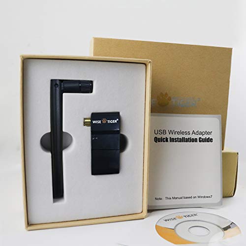WiFi Adapter AC600Mbps Dual Band Wireless USB Adapter 2.4GHz/5.8GHz WiFi Dongle Long Ranger External Antenna Support Windows 10/8/7/Xp/Vista Mac OS X 10.6-10.13- Fast Install,Only 3 Minutes