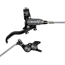 Hope EVO GR4 Four-Piston Hydraulic Disc Brake Set - Post Mount, Braided Hydraulic Hose, Black/Smoke, High-Performance E-Bike & Gravity Brake System