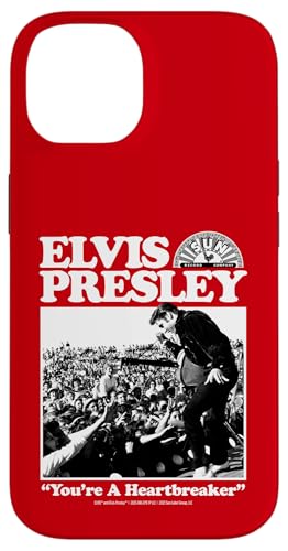 Sun Records X Elvis Presley You're A Heartbreaker Case for iPhone 14