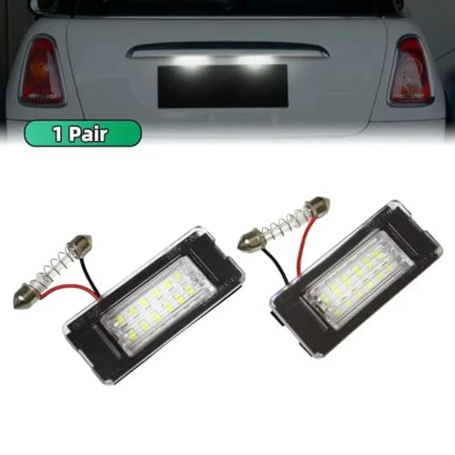 Luz de matrícula evita fallos en Mini Cooper R57 Convertible conjunto de luces 51132756227 5
