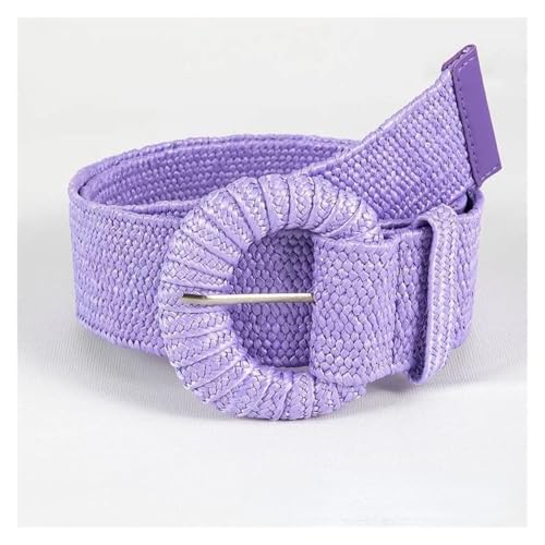 Retro Women Summer Pin Buckle Belts Fashion Female Braided Wide Woven Elastic Straw Grass Girls Waistband for fashion2