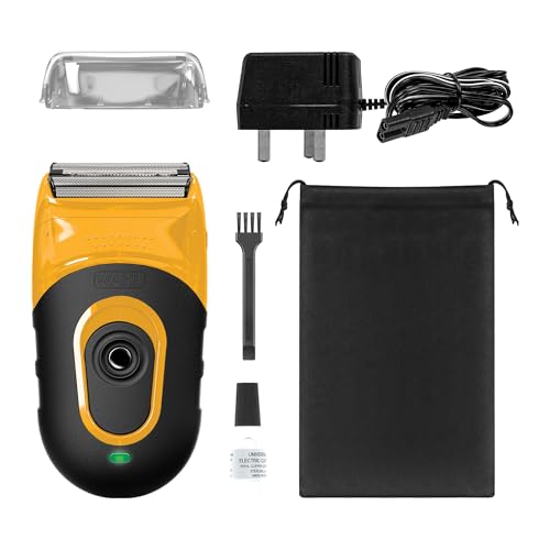 Wahl Extreme Grip Shaver Flexible Foils Non-Slip Grip Easy Clean Total Control & Comfortable Shaving Designed for Travel & Quick Groom Use 60 Minutes of Power Lithium LED Charge Display