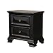 Standard Furniture Passages 2-Drawer Nightstand, Vintage Black