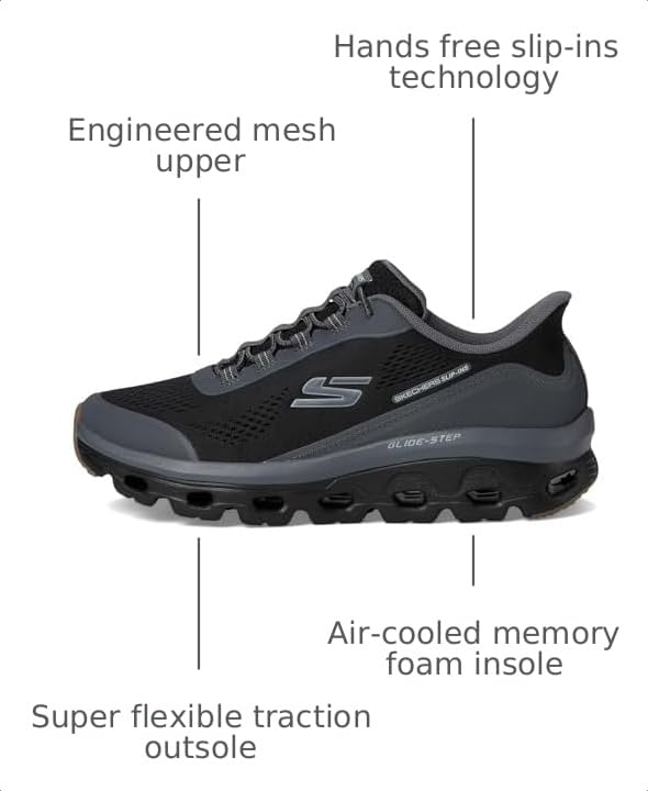 Image of Skechers Men's Glide-Step Sole Hands Free Slip-in Sneaker