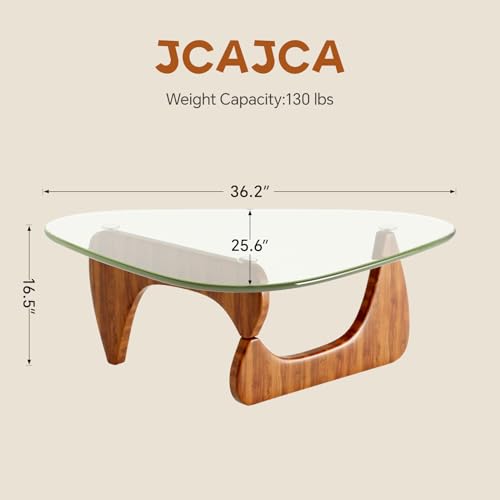 JCAJCA Glass Top Coffee Table