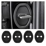 YSYYDS 4Pcs Car Silicone Door Latch Protective Cover for Nissan Juke F15 F16 2021-2025 2026, Rust Resistant Vehicle Door Lock Guard Stopper, Interior Accessories for Car