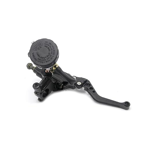 NingRuiBhd Brake Levers Clutch Lever for Kawasaki KLX for Alconstar- 7/8" 22mm Motorcycle Clutch Brake Master Cylinder Reservoir Levers Kit Fluid Reservoir Set(Brake Black)