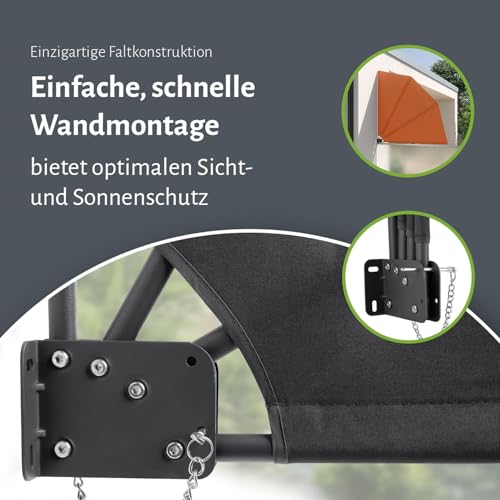 Balkonfächer Empasa Sichtschutz und Sonnenschutz in verschiedenen Größen