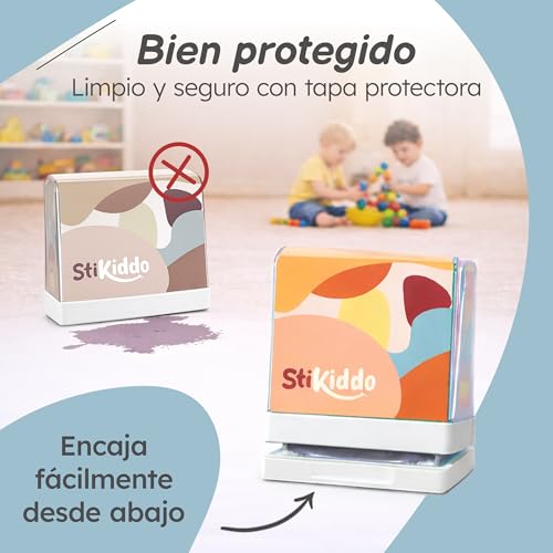 Miniatura 9 de Stikiddo Sello Ropa Niños Personalizado - Para Tejidos, Objetos Y Papel - Marcador Ropa Niños Resistente Al Lavado, Ideal Para La Guardería Y El Colegio
