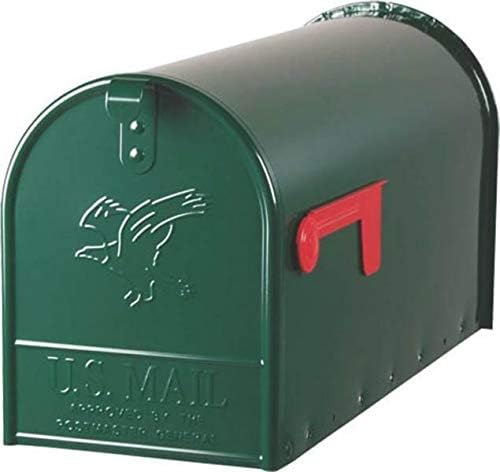 IM AMELIA Green Heavy Duty Metal Large Elite Rural Mailbox 0143388 - E1600G00 (Null)