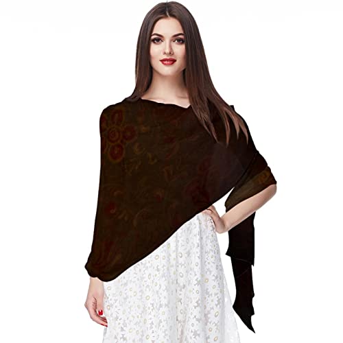 Foulard en mousseline au motif œuf artistique et coloré unique